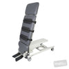 Image of HT Tilt Table (Low Height) - Two Section - Single Footplate in Austex Studio+ Pewter vinyl (AI colour preview)