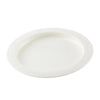 Image of inside edge lipped plate off white adaptive plate