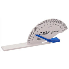 jamar finger and toe goniometer with blue arm and tight fitting hinge