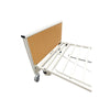 Image of Cobalt K-Dee bed extension fitted at the foot end of a K-Dee bed frame
