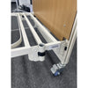 Image of K-Dee bed extension at the foot end beside the castor and footboard
