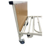 Image of K-Dee bed extension adding length to the bed base, side view