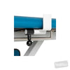 Image of LynX adult change table padded side rail latch detail
