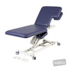 Image of LynX Cardiology Table - Backrest & Body Cutouts, All Electric in Austex Studio+ Atlantic vinyl (AI colour preview)