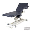 Image of LynX Cardiology Table - Backrest & Body Cutouts, All Electric in Austex Studio+ Navy vinyl (AI colour preview)