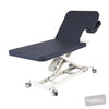 Image of LynX Cardiology Table (Backrest Section Cut-Out) - Electric Backrest in Austex Studio+ Navy vinyl (AI colour preview)