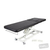 Image of LynX Cardiology Table (Dual Backrest Section Cut-Outs) - Electric Backrest in Austex Studio+ Black vinyl (AI colour preview)