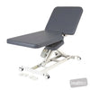 Image of LynX Cardiology Table (M1 Cutout) - Electric Backrest in Austex Studio+ Pewter vinyl (AI colour preview)