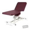 Image of LynX Cardiology Table (M1 Cutout) - Electric Backrest in Austex Studio+ Ruby vinyl (AI colour preview)