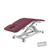 Image of LynX Electric Postural Drainage Treatment Table in Austex Studio+ Ruby vinyl (AI colour preview)