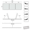 Image of lynx gp universal examination table all electric backrest positions