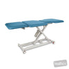 Image of LynX GP3 ECHO Cardiology Table - Three Section - All Electric w/Castors in Austex Studio+ Lagoon vinyl (AI colour preview)