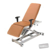 Image of LynX podiatry chair with backrest reclined