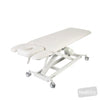 Image of LynX Four-Section Treatment Table in Austex Studio+ Snow vinyl (AI colour preview)