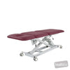 Image of LynX Three-Section Treatment Table in Austex Studio+ Ruby vinyl (AI colour preview)