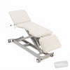 Image of LynX Ultrasound Examination Table - Three Section - Cutout - Electric Backrest in Austex Studio+ Snow vinyl (AI colour preview)
