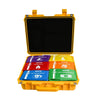 Image of Modulator Waterproof Tough first aid kit open with six colour coded injury modules