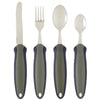 Image of newstead weighted cutlery set with soft grip handles