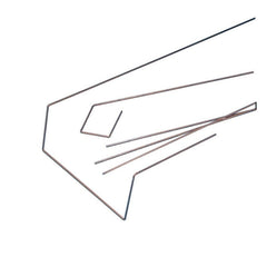 Outrigger wire for dynamic splints bent to shape