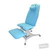 Image of pinnacle gynae couch backrest raised footrest lowered mid height