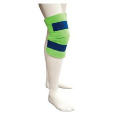 Polar ice knee wrap cold compression wrap on a knee