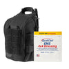Image of RapidStop medium bleeding control kit in black tactical pouch with QuikClot EMS 4x4 haemostatic dressing