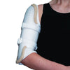 Image of Rolyan AquaForm humerus fracture brace fitted on the upper arm