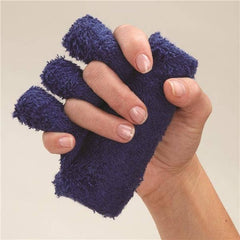 Rolyan cone with finger separator hand cone held in the hand