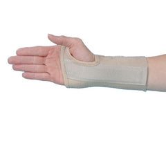 rolyan wrist support with aluminium stay worn on the wrist