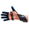 Image of Saeboglove hand orthosis palm view with tensioners and spiral forearm