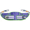 Image of Cobalt Standing Sling with loop fitting laid flat, showing the Velcro waist belt and buckle