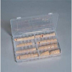 stax mallet finger splints kit in a clear storage case