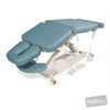 Image of SX ART Deluxe Therapy Table - Three Section, Mid-Lift, 80mm Foam w/Castors in Silex Sea Foam silicone (AI colour preview)
