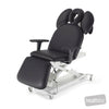 Image of SX Comfort Spa Chair in Austex Studio+ Black vinyl (AI colour preview)