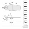 Image of sx contour manipulation table two section movement positions
