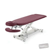 Image of SX Contour Massage Table w/Castors in Austex Studio+ Ruby vinyl (AI colour preview)