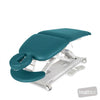 Image of SX Contour Massage Table - Mid-Lift w/Castors in Austex Studio+ Caribbean vinyl (AI colour preview)