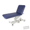 Image of SX GP Examination Table with Electric Backrest & Electric Locking Castors in Austex Studio+ Atlantic vinyl (AI colour preview)