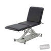 Image of SX GP Universal Examination Table - Three Section, Electric Locking Castors, All Electric in Austex Studio+ Black vinyl (AI colour preview)