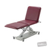 Image of SX GP Universal Examination Table - Three Section, Electric Locking Castors, All Electric in Austex Studio+ Ruby vinyl (AI colour preview)