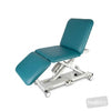 Image of SX GP3 Examination Table - Three Section, Electric Locking Castors in Austex Studio+ Caribbean vinyl (AI colour preview)