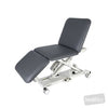 Image of SX GP3 Examination Table - Three Section, Electric Locking Castors in Austex Studio+ Charcoal vinyl (AI colour preview)