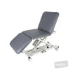 Image of SX GP3 Examination Table - Three Section, Electric Locking Castors in Austex Studio+ Pewter vinyl (AI colour preview)
