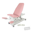 Image of SX Gynae Examination Chair - Electric Backrest - Electric Locking Castors in Austex Studio+ Mink vinyl (AI colour preview)