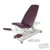 Image of SX Gynae Examination Chair - Electric Backrest - Electric Locking Castors in Austex Studio+ Port vinyl (AI colour preview)