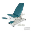 Image of SX Gynae Chair - Manual Backrest in Austex Studio+ Caribbean vinyl (AI colour preview)