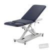 Image of SX Treatment Table - Three Section with Electric Locking Castors in Austex Studio+ Navy vinyl (AI colour preview)