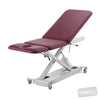 Image of SX Treatment Table - Three Section with Electric Locking Castors in Austex Studio+ Ruby vinyl (AI colour preview)