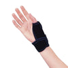 Image of thermo-form thumb splint worn on the hand palm view