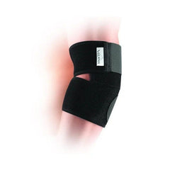 vulkan airxtend elbow support sleeve with adjustable straps worn on the elbow